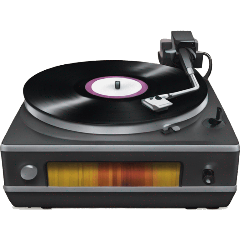 Vinyl Record player  emoji