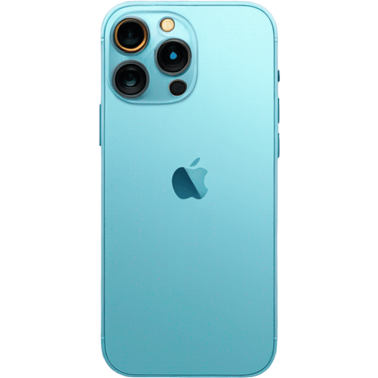 iPhone 13 Pro Max in light blue colour emoji