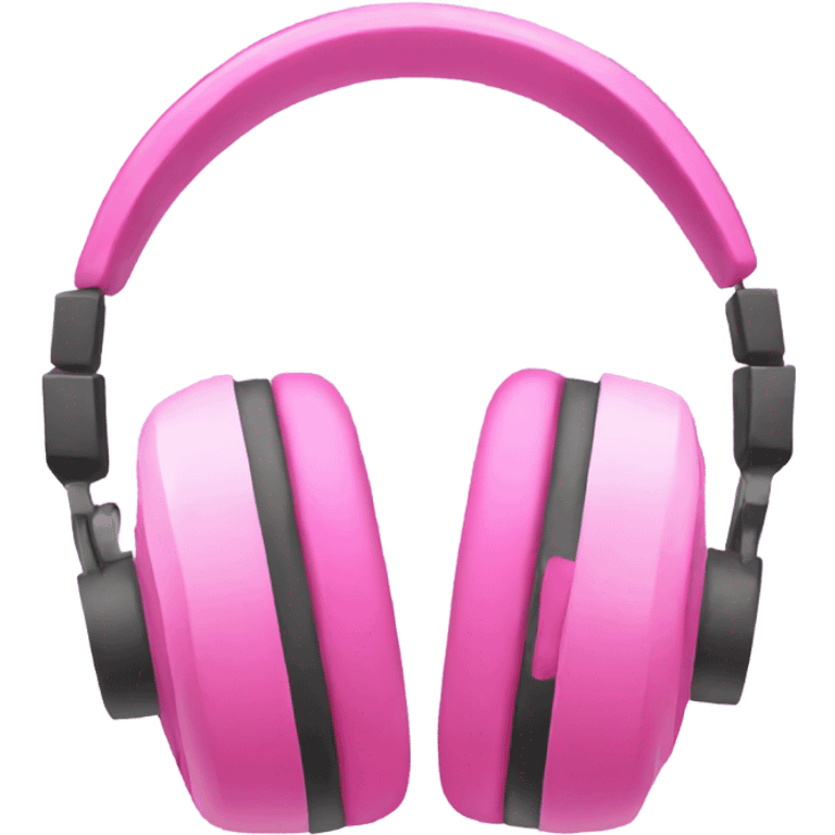 Pink gaming headphones emoji