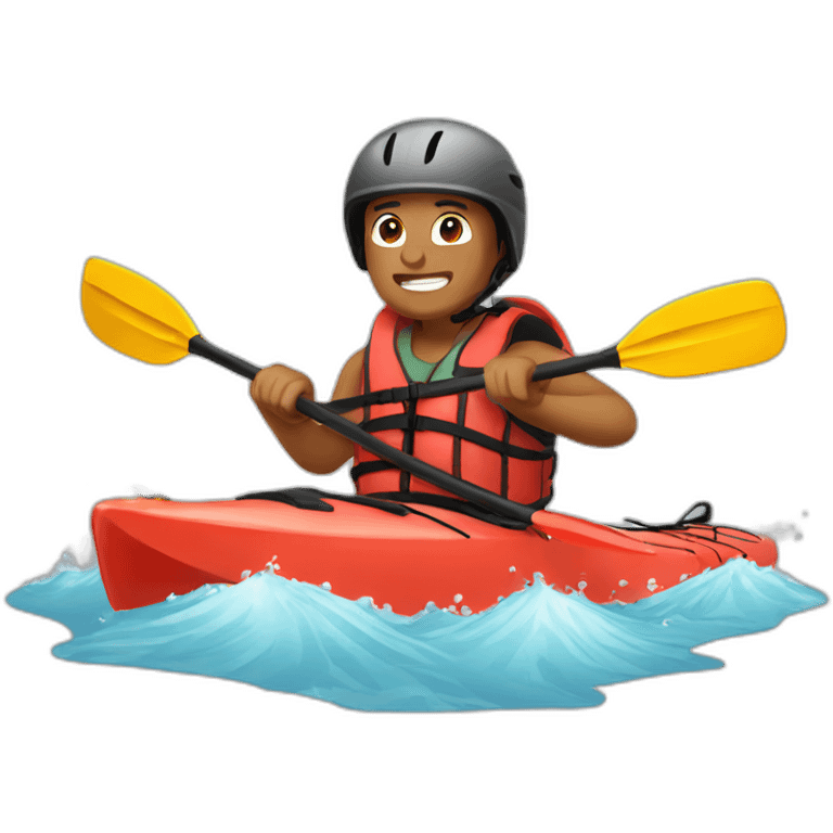 Kayaking emoji