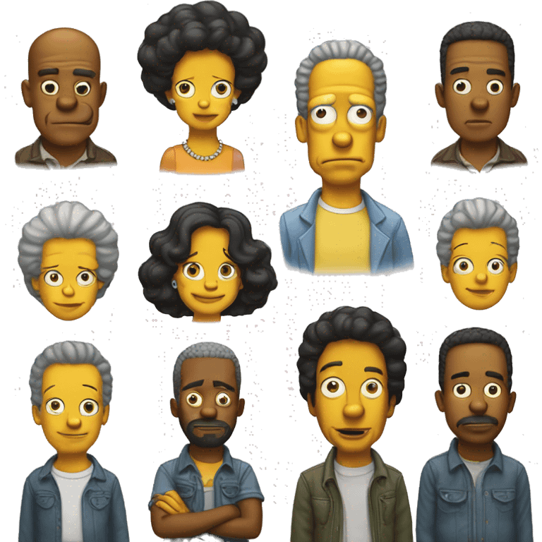 The Simpson family emoji