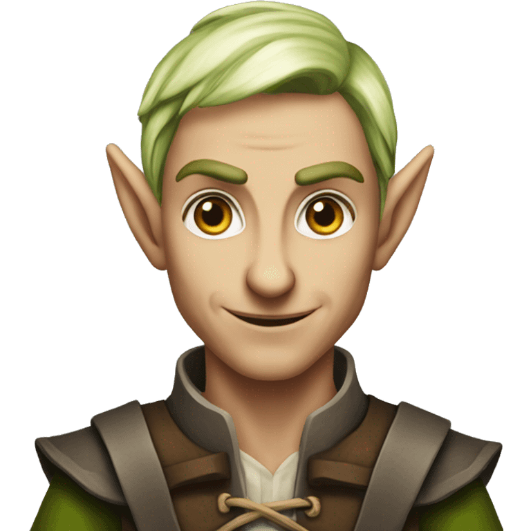 rogue male elf emoji