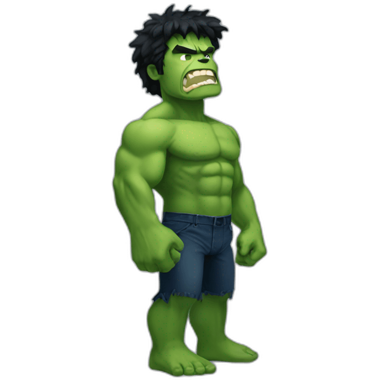 Green Hulk emoji