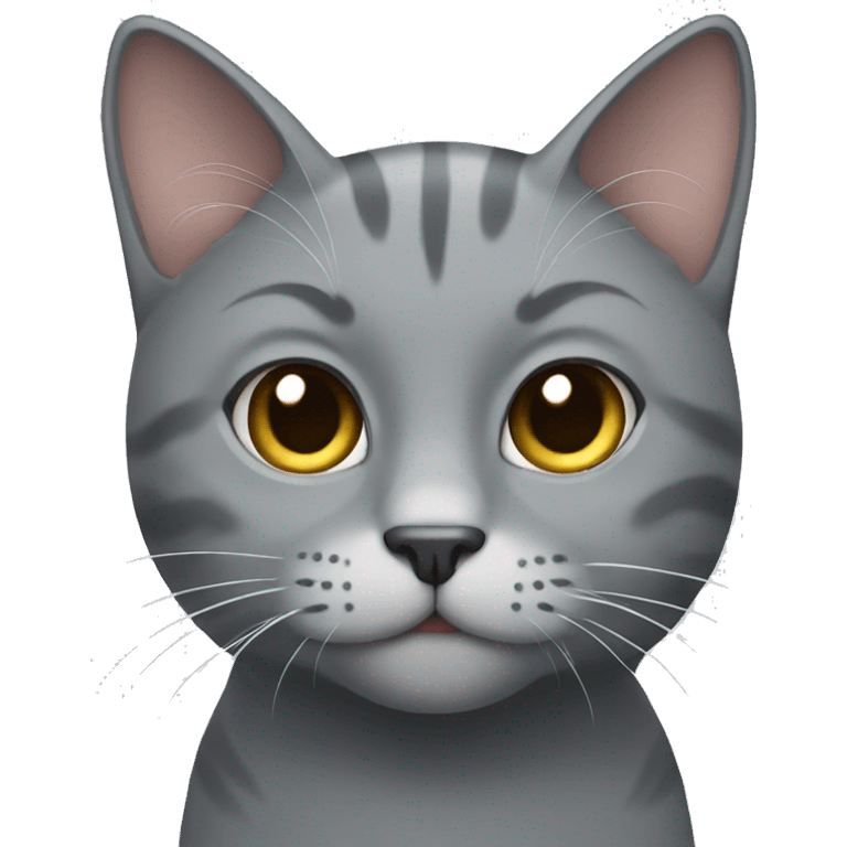 gray cat emoji