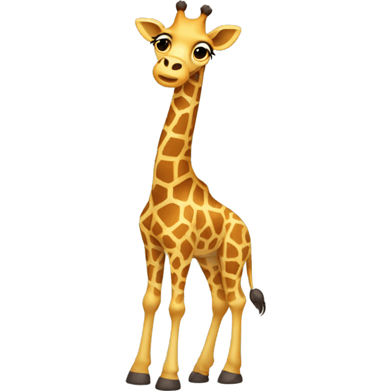 giraffe taken massage emoji