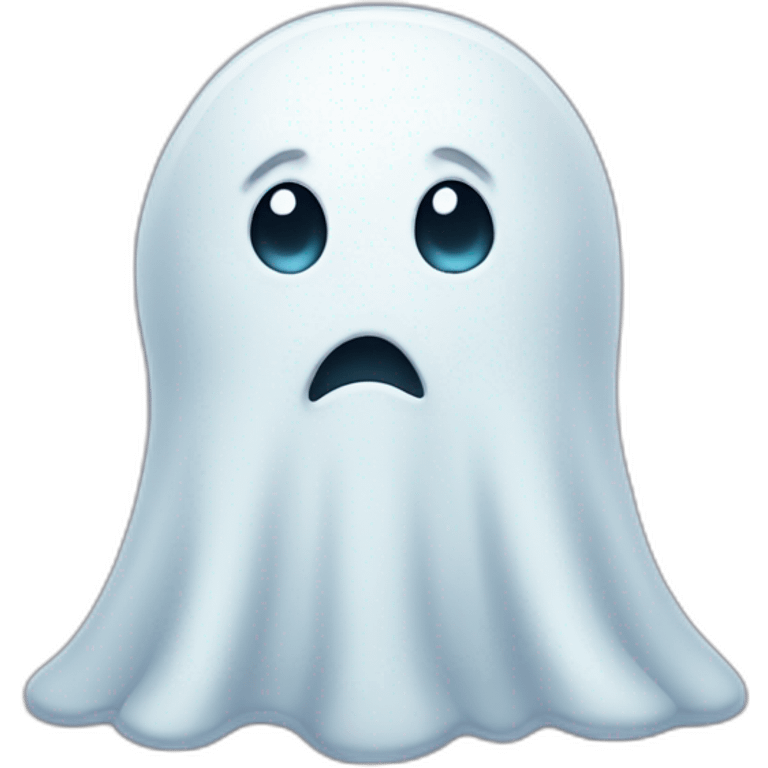 cute sad ghost  emoji