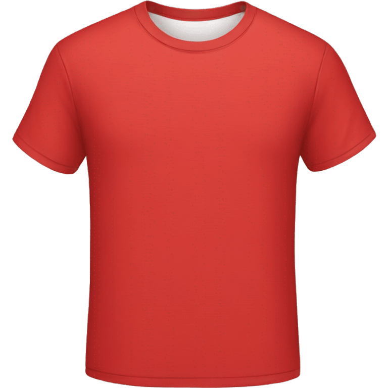 tshirt in red emoji