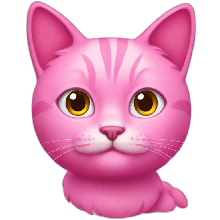 Pink cat  emoji