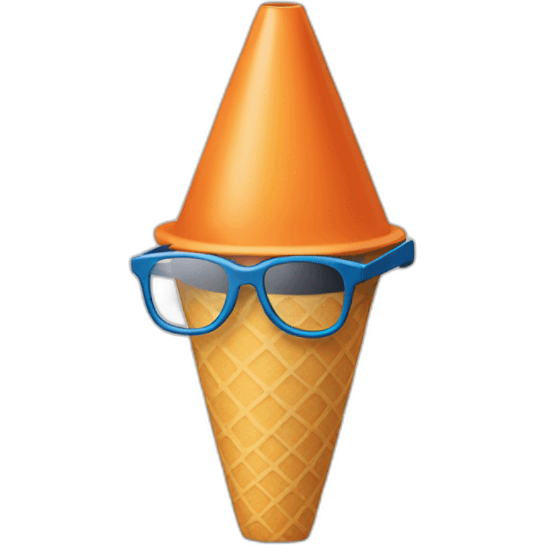 cone-with-glasses-and-hat emoji