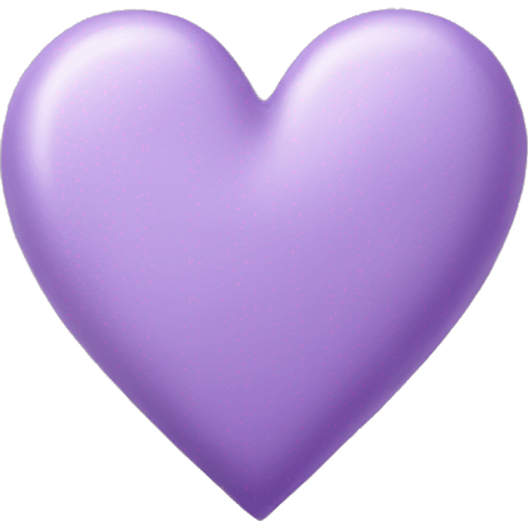 Lilac heart emoji