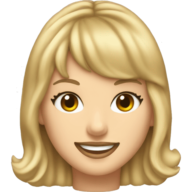 Taylor swift smiling emoji