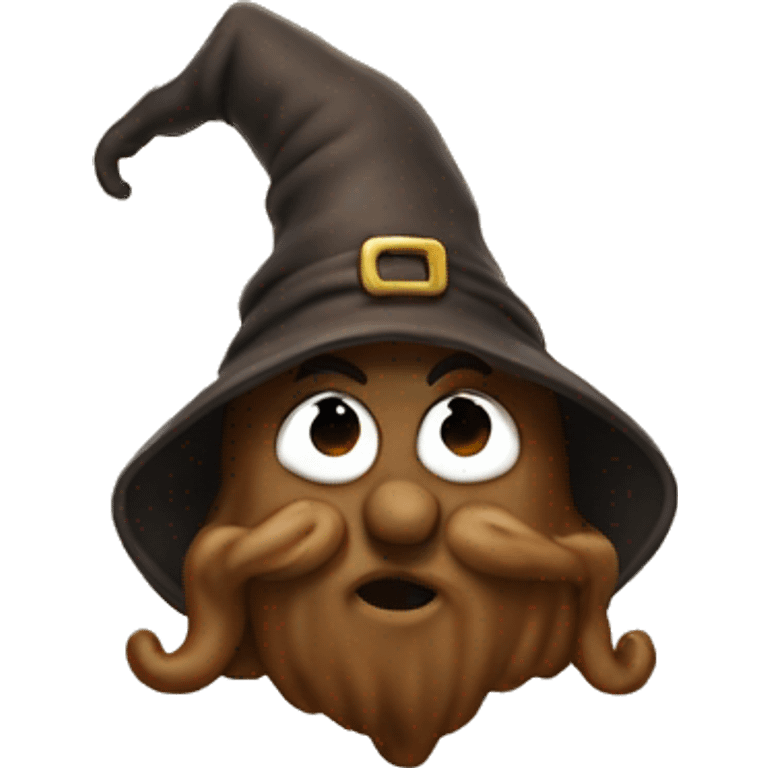 Wizard poop emoji