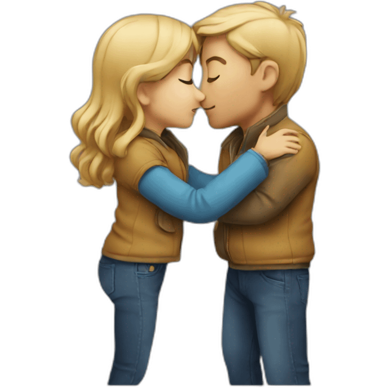 kissing emoji