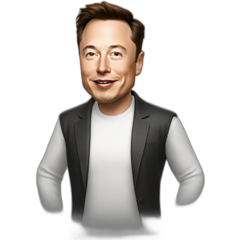 Elon musk qui fait caca emoji