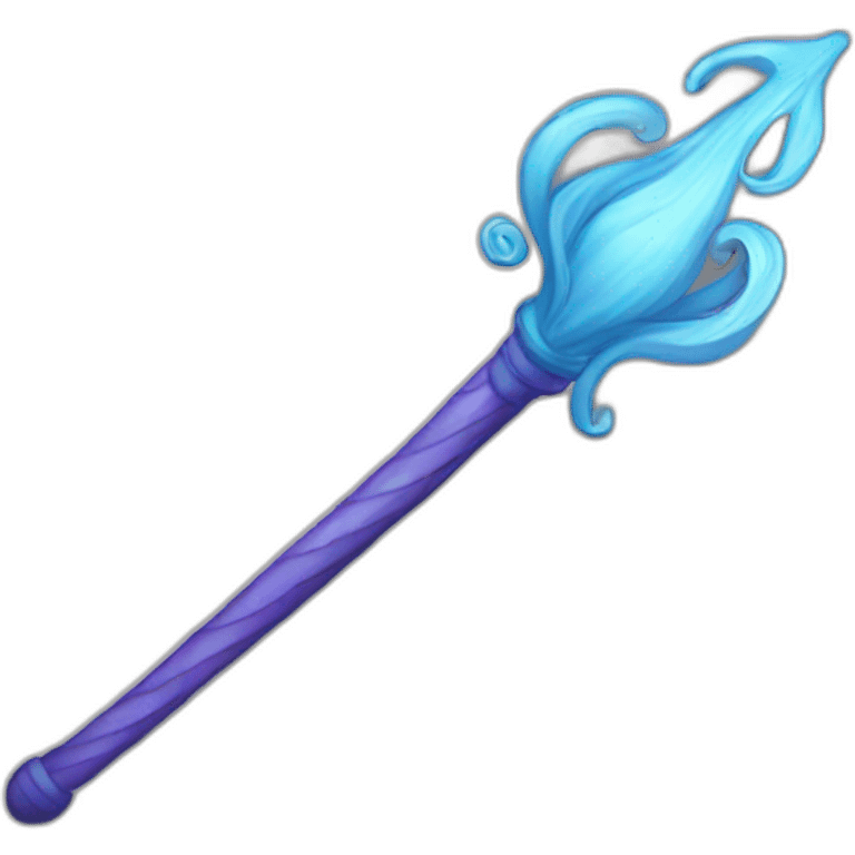 Wavy wand emoji