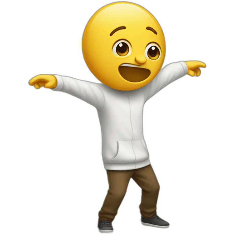 Humain qui dab emoji