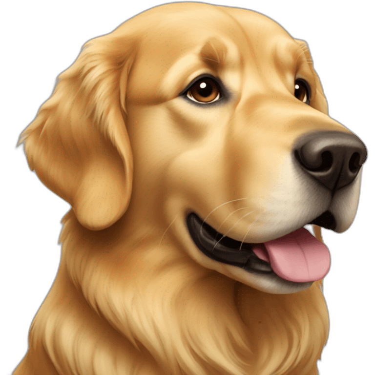 golden-retriever-side emoji