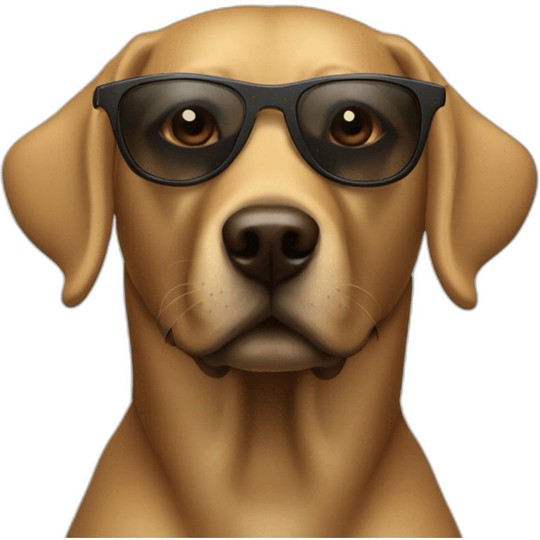 Labrador sunglasses emoji