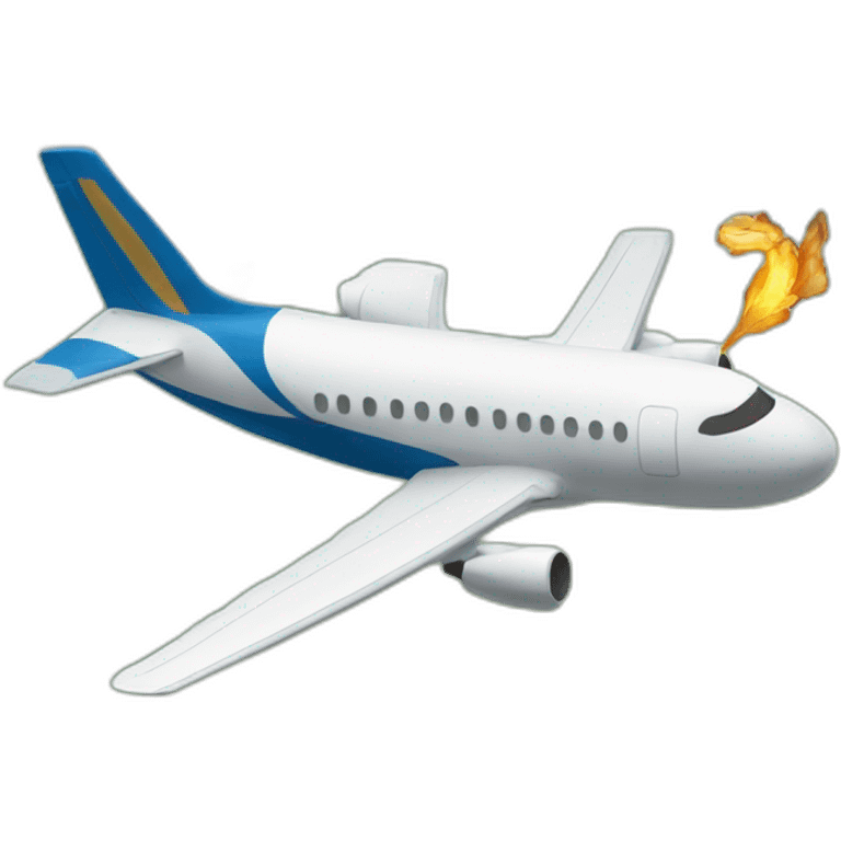 Avion qui se crash dans une tour emoji