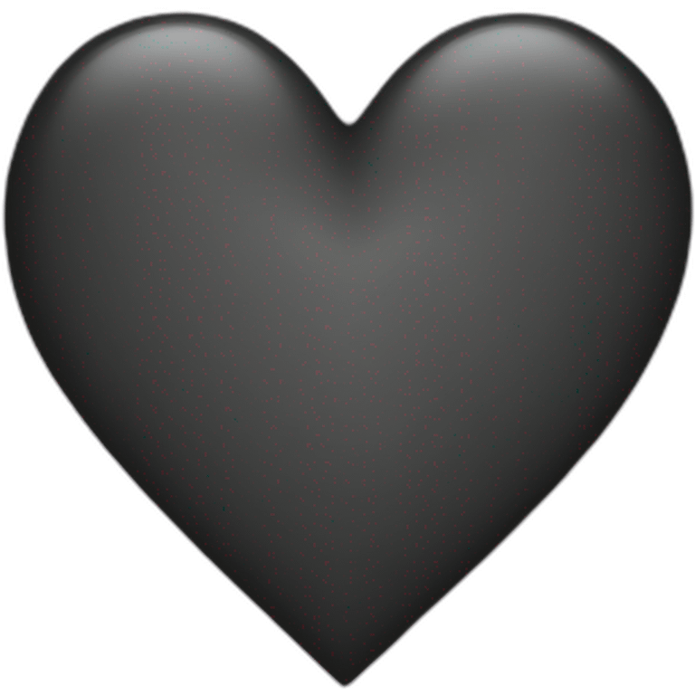 black heart emoji