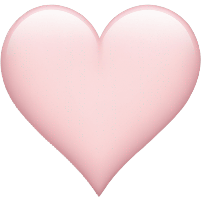 pale pink heart emoji