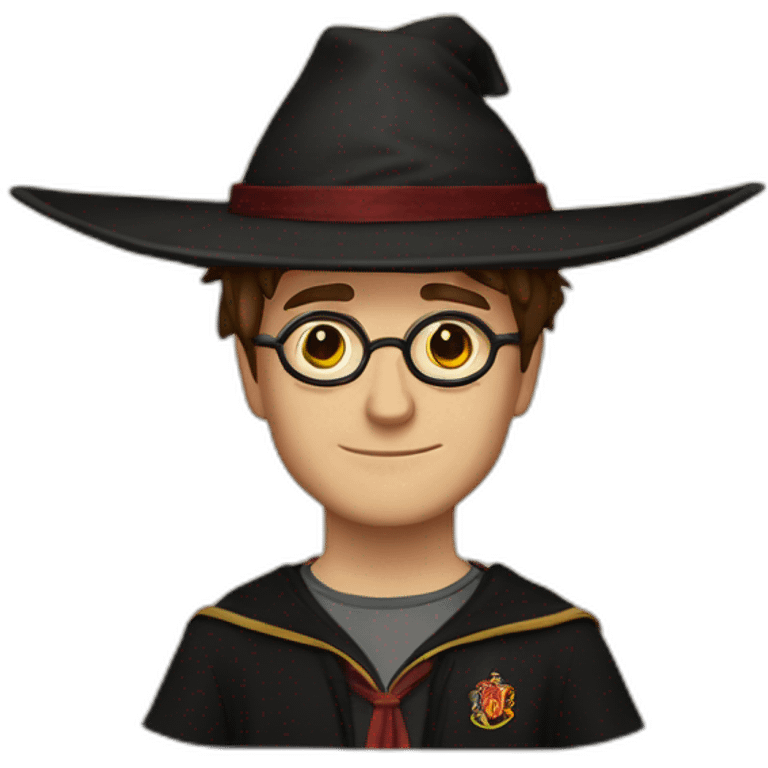 Harry Potter sombrero seleccionadoe emoji