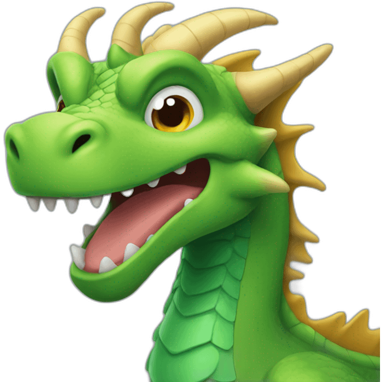 dragon smiling emoji