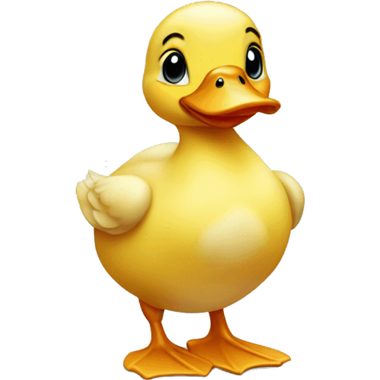 Cute duckling emoji