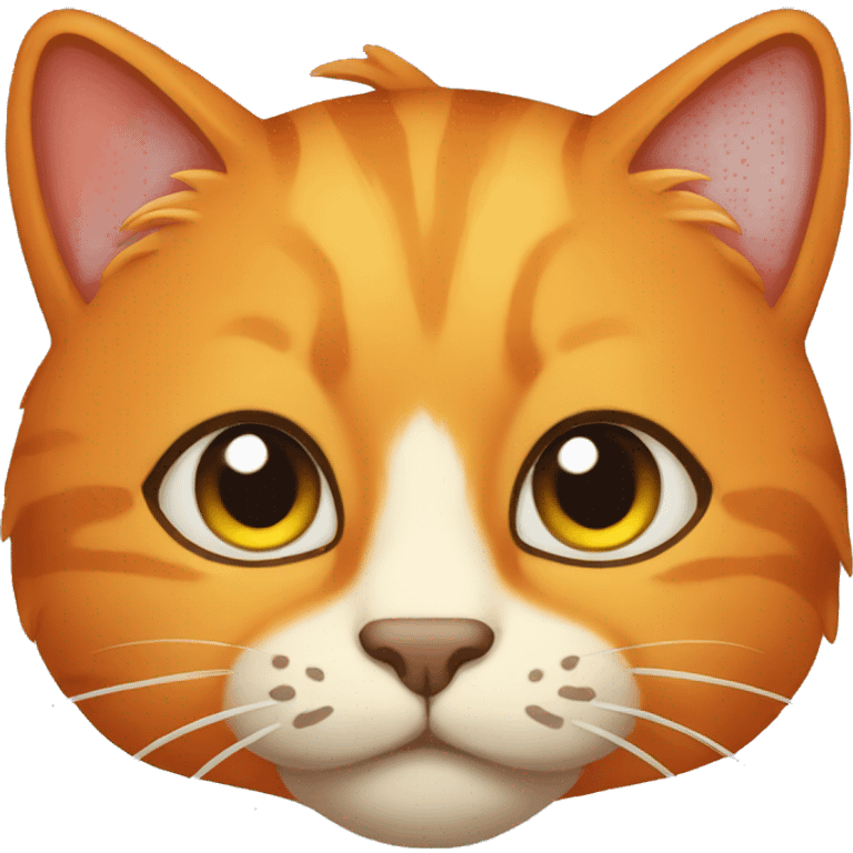 Big orange cat emoji