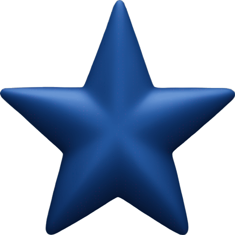 Dark blue star emoji