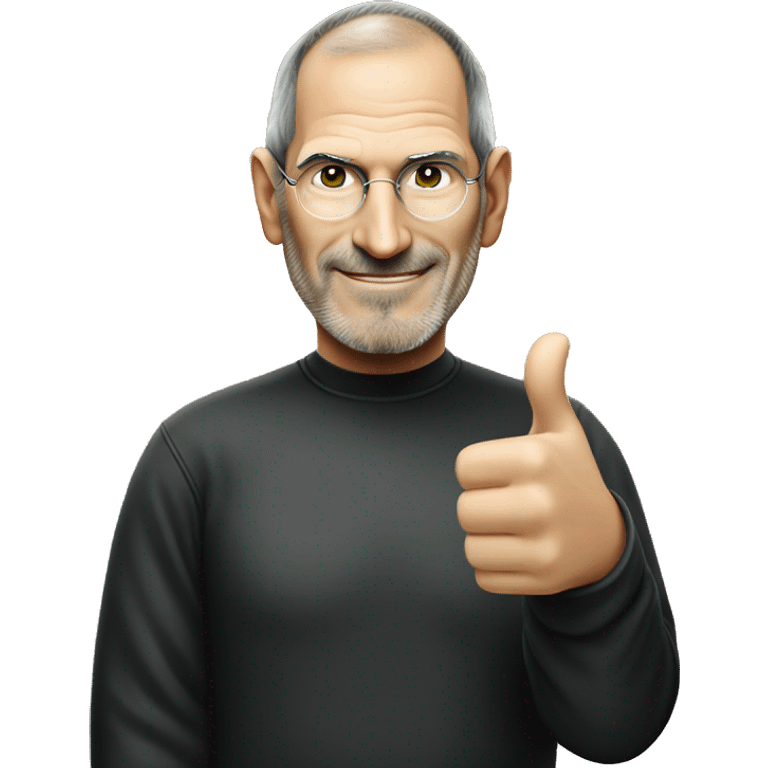 Steve Jobs thumbs up emoji