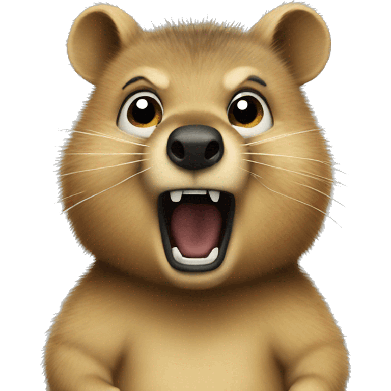 angry quokka emoji