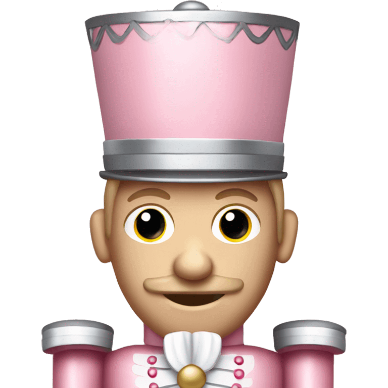 Light pink nutcracker emoji