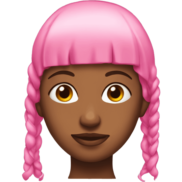 Inncocent Girl with pink how on her Head  emoji