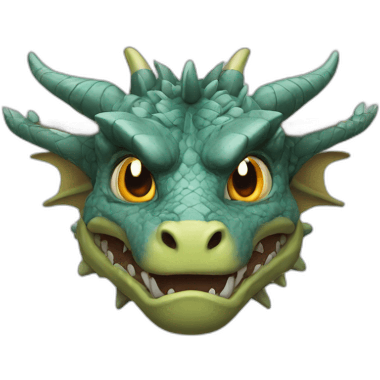 Three head dragon emoji