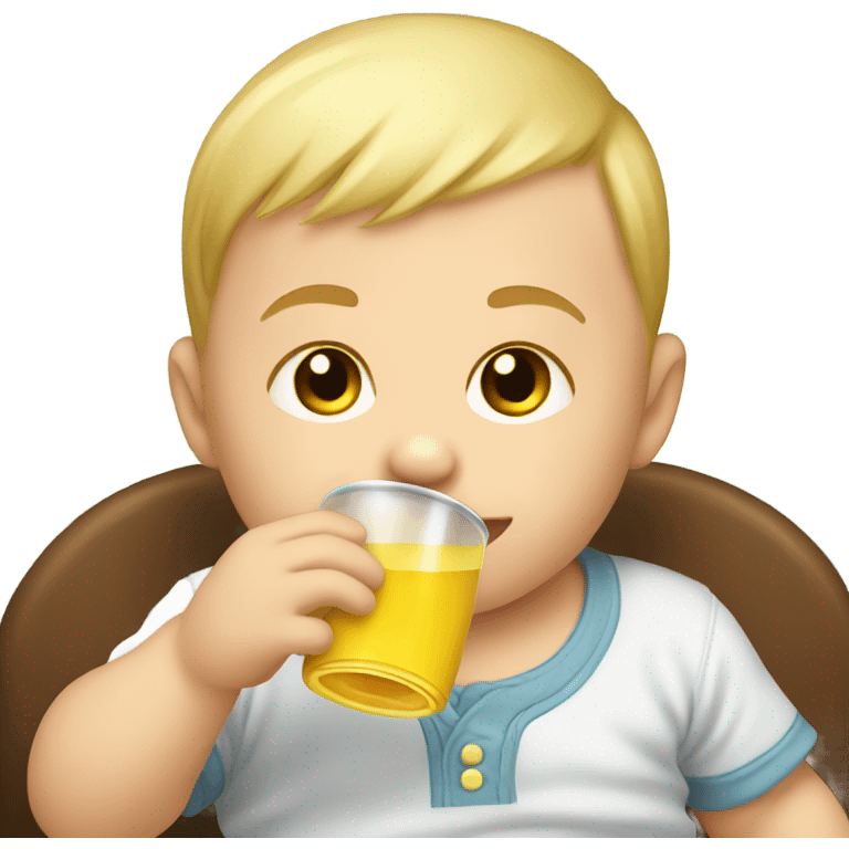 baby drinking  emoji