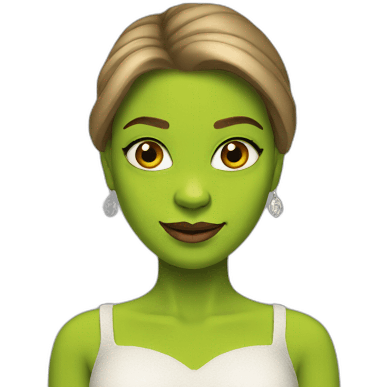 female shrek supermodel emoji