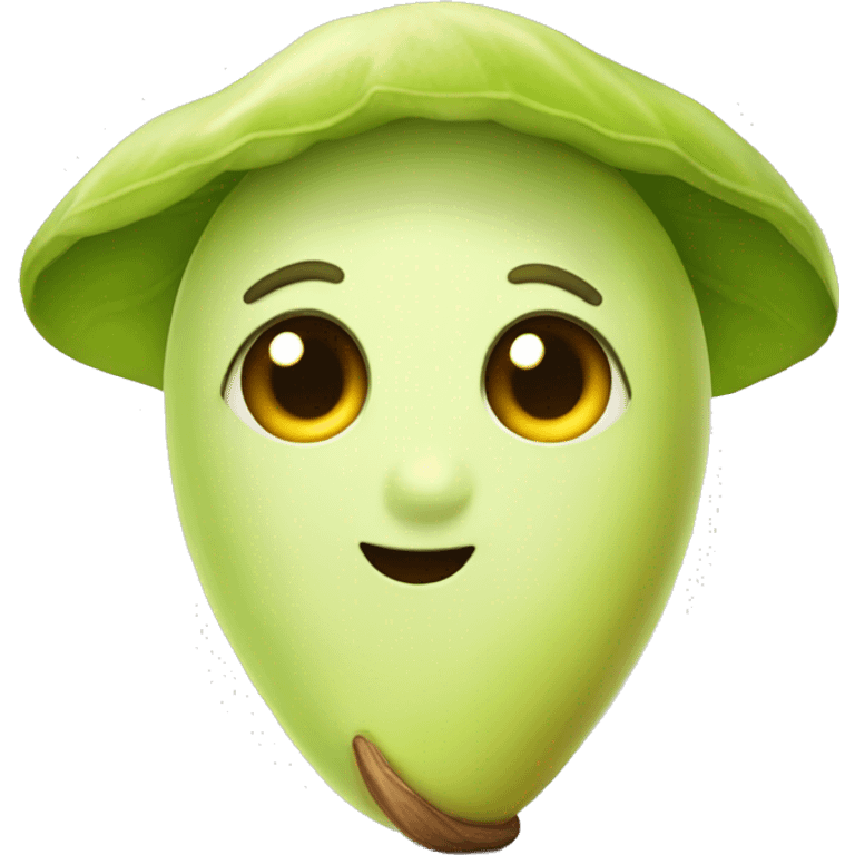 Cute pistachio  emoji