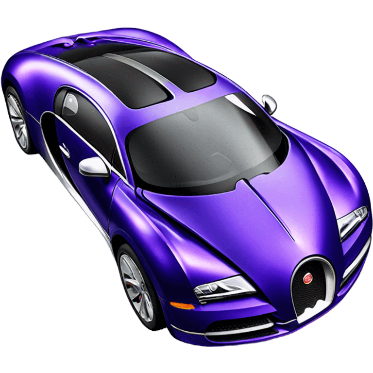 Metallic purple Bugatti  emoji