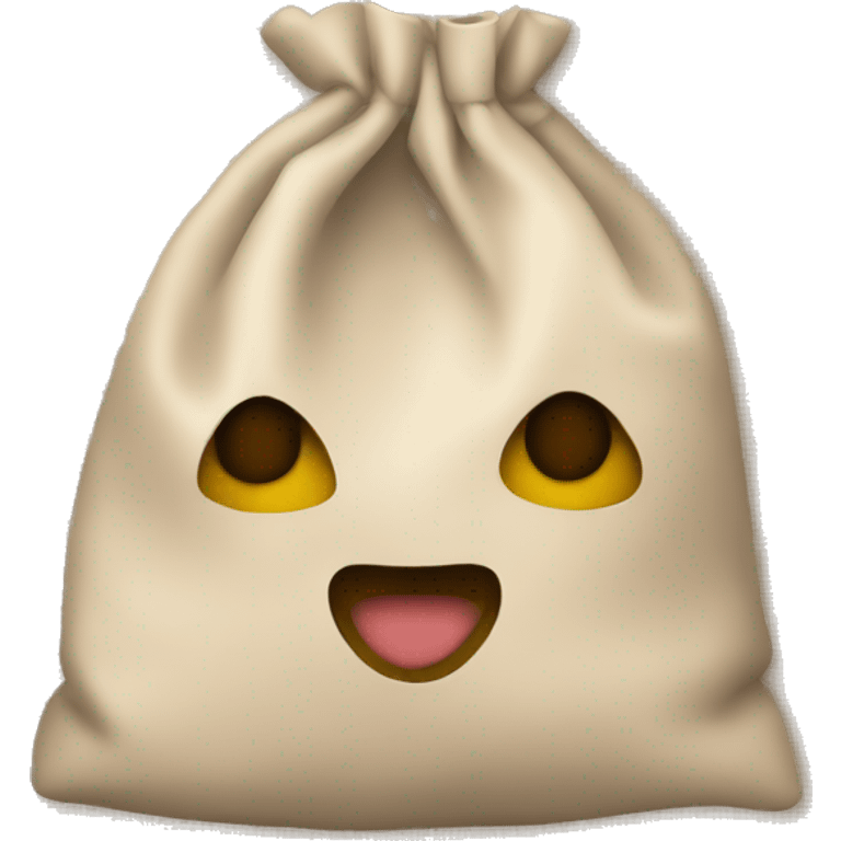 beige cozy bag emoji