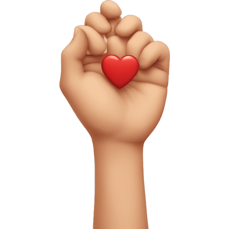 heart shape hand emoji