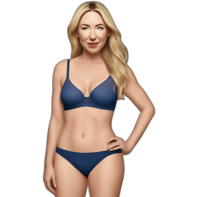 Too heavy Victoria Coren underwear model emoji