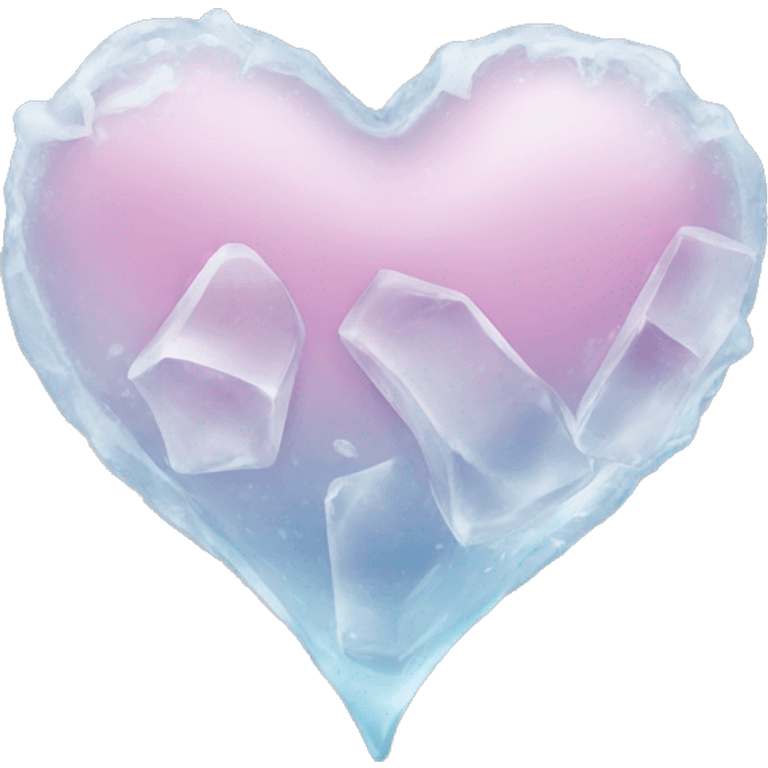 Heart ice  emoji