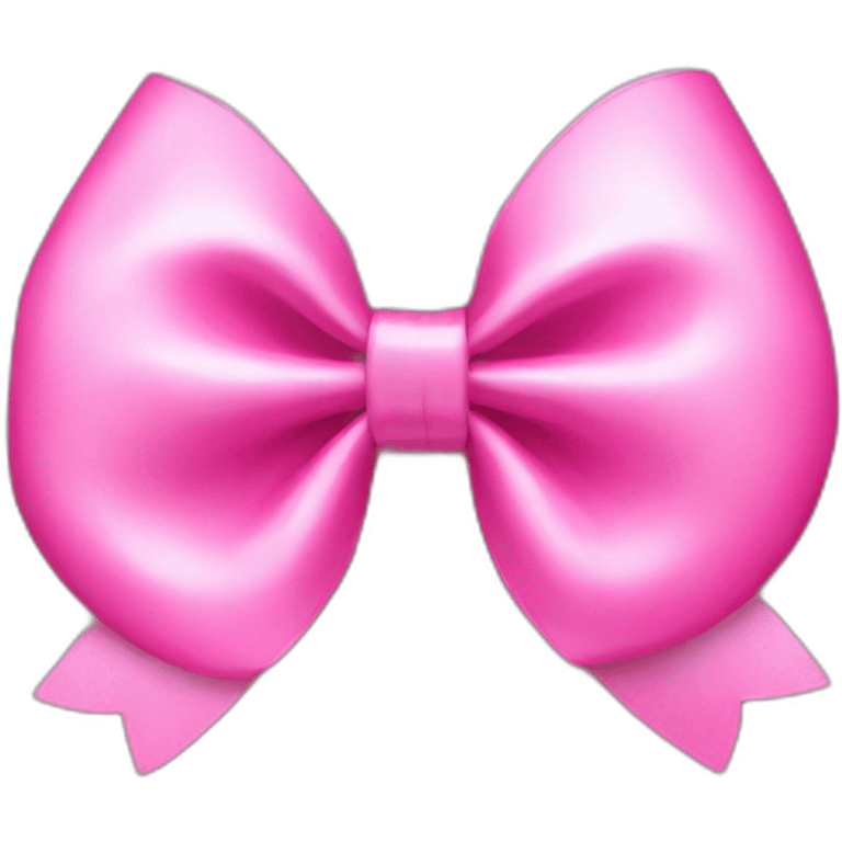 pink barbie bow emoji