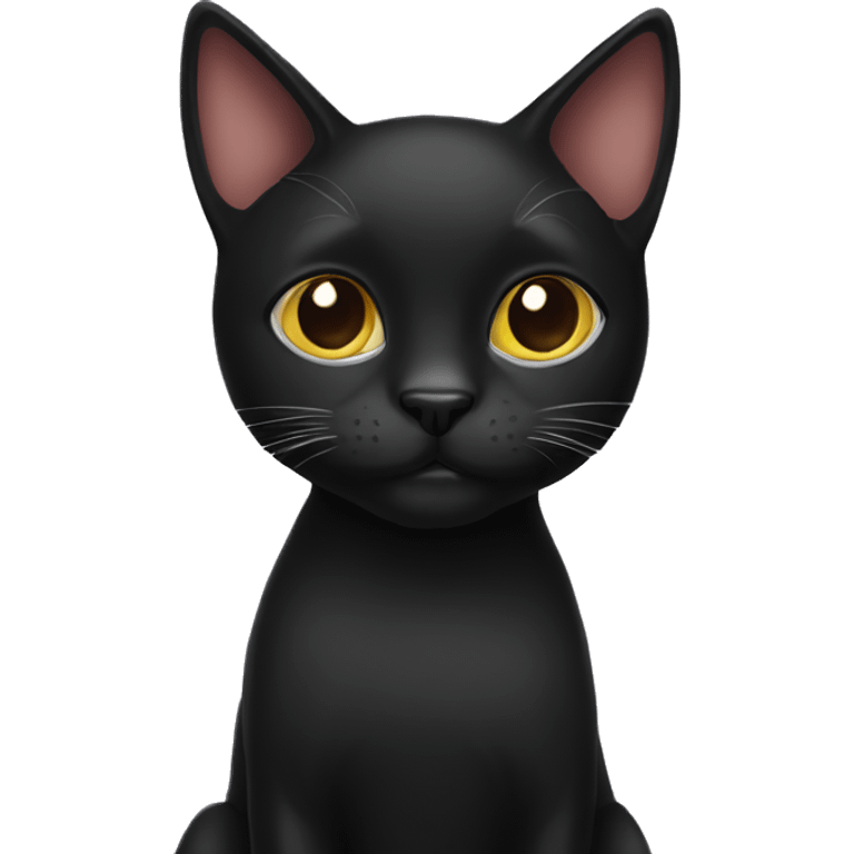 Black cat emoji