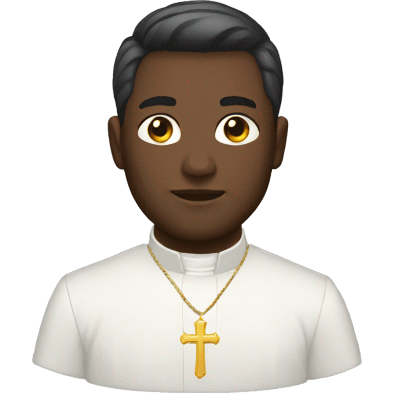 priest hair black emoji