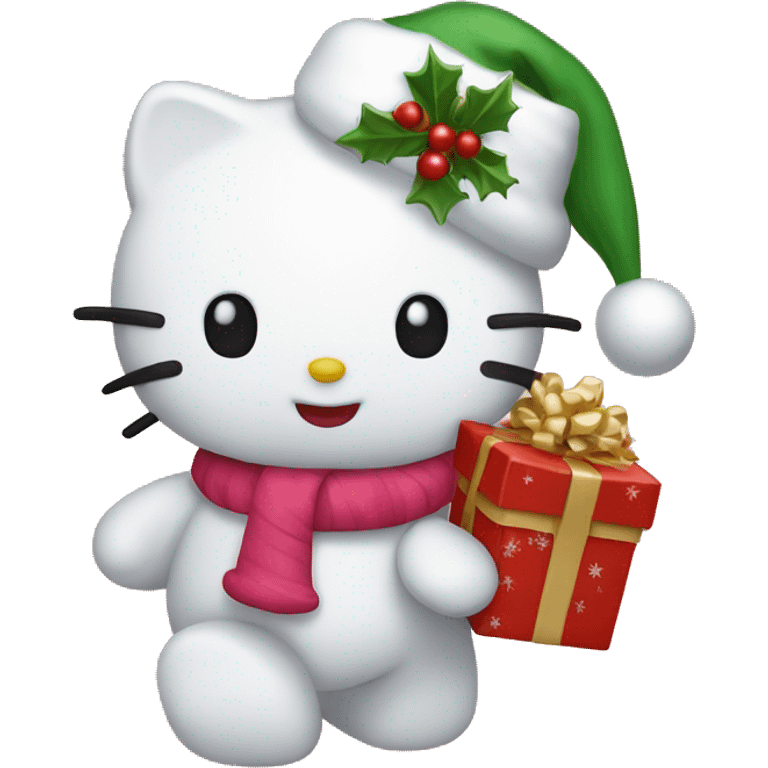 Hello kitty Christmas  emoji