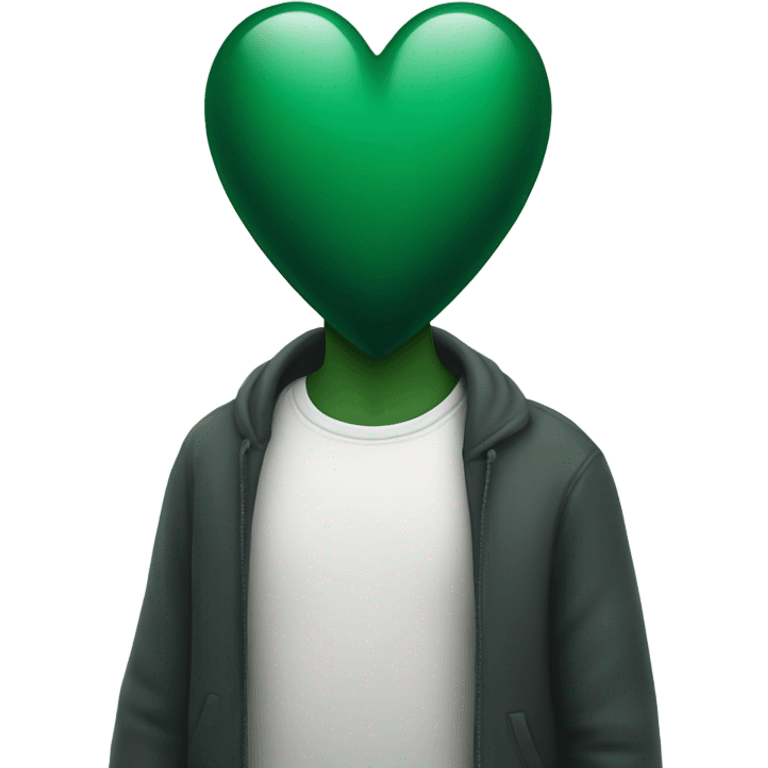 dark green heart emoji