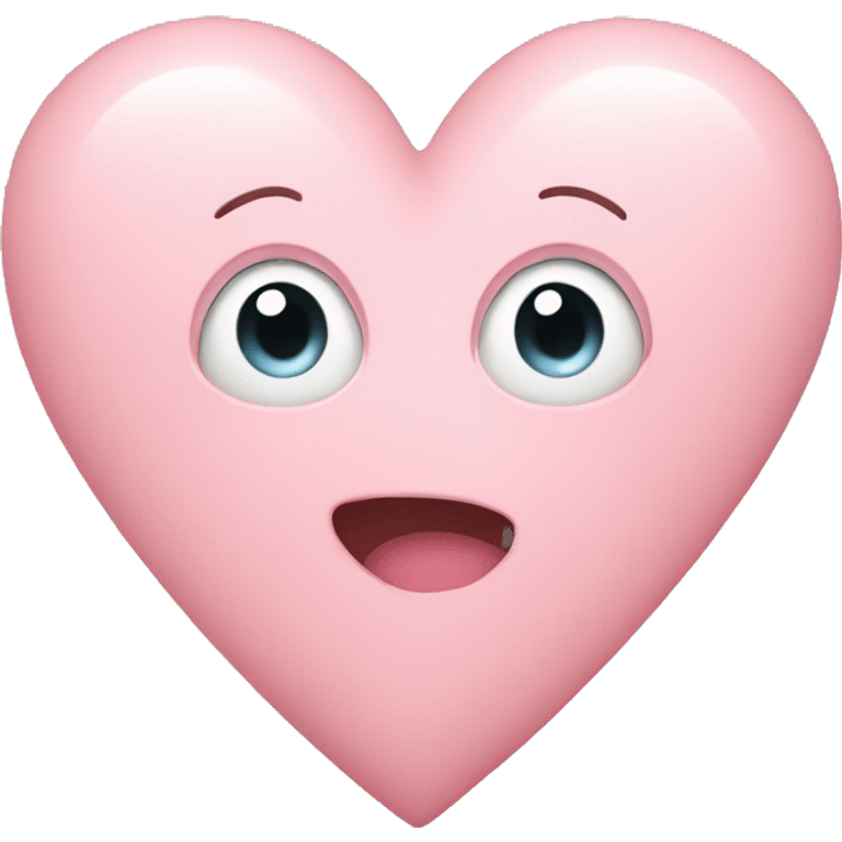 light pink heart emoji