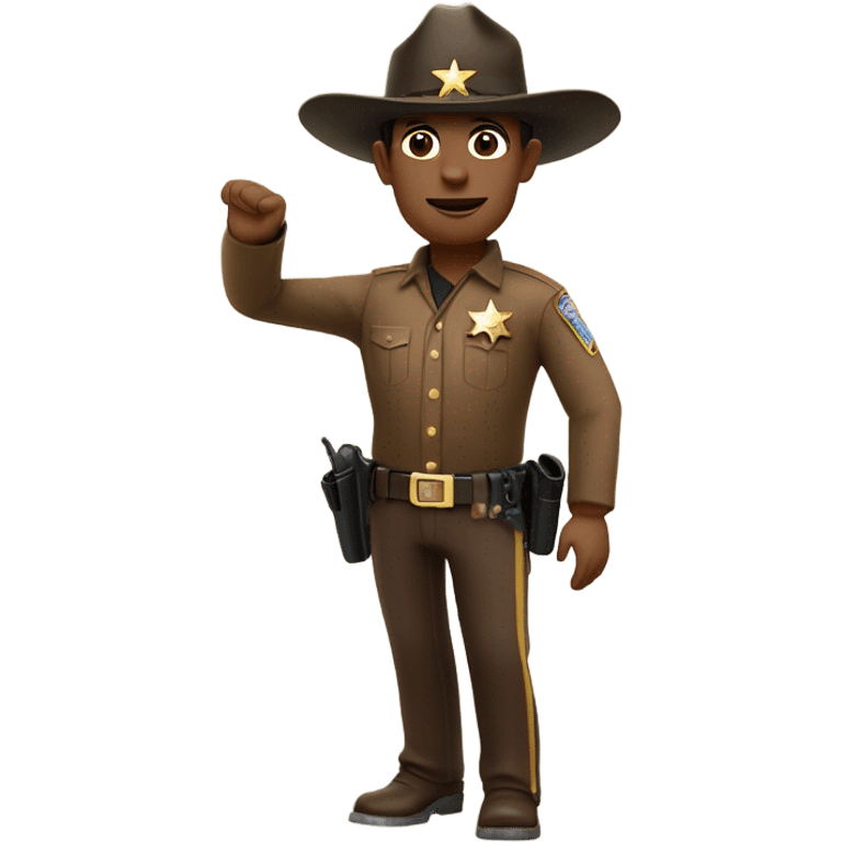 Deputy sheriff in Texas emoji